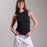 Gathered Tank 100% Cotton