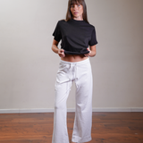 Cropped Rugby Pants 100% Cotton