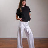 Boxy Short-Sleeve Tee 100% Cotton