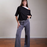 Off-Shoulder Jersey Slouch Top 100% Cotton