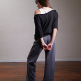 Off-Shoulder Jersey Slouch Top 100% Cotton