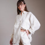 Oversized Button Shirt 100% Linen