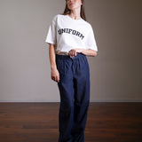 Pleated Denim Trousers 100% Cotton