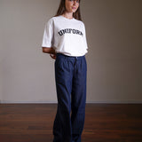 Pleated Denim Trousers 100% Cotton
