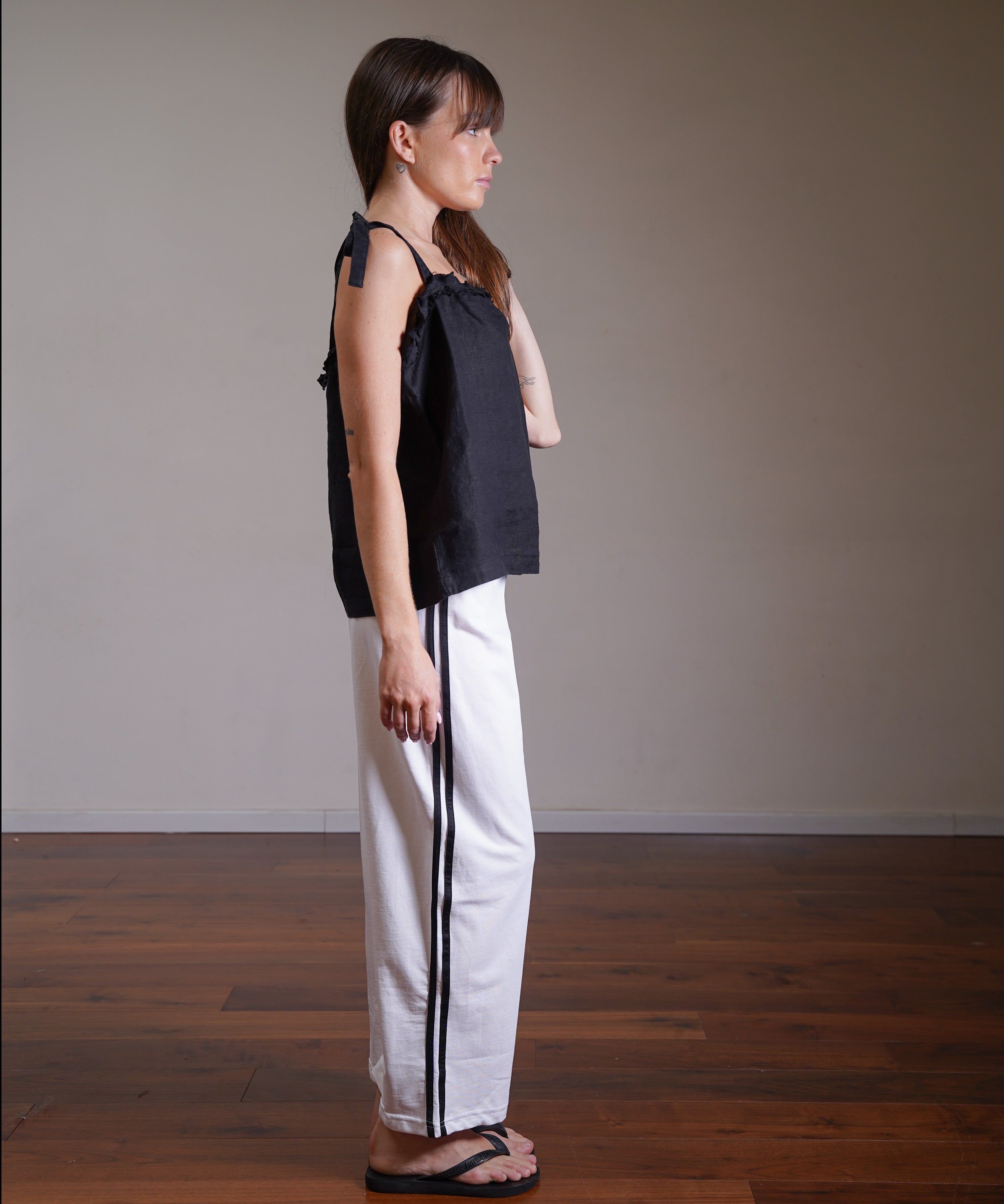 Side Stripe Pants 100% Cotton