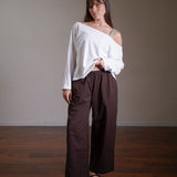 Oversized Off Shoulder Top 100% Cotton