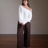 Oversized Off Shoulder Top 100% Cotton