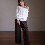 Oversized Off Shoulder Top 100% Cotton