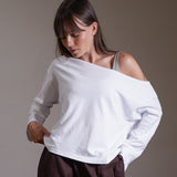 Oversized Off Shoulder Top 100% Cotton