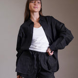Oversized Button Shirt 100% Linen