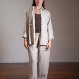 Oversized Button Shirt 100% Linen