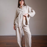Oversized Button Shirt 100% Linen