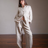 Oversized Button Shirt 100% Linen