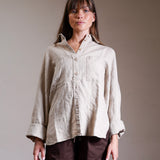Oversized Button Shirt 100% Linen