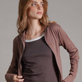 קרדיגן רוכסן 100% כותנה