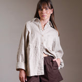 Oversized Button Shirt 100% Linen