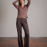 חולצת קולר ארוכה 100% כותנה