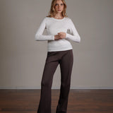 חולצת בייסיק ארוכה 100% כותנה