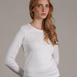 חולצת בייסיק ארוכה 100% כותנה