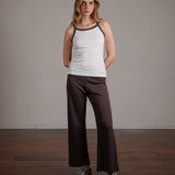 מכנס יוגה קרופ 100% כותנה