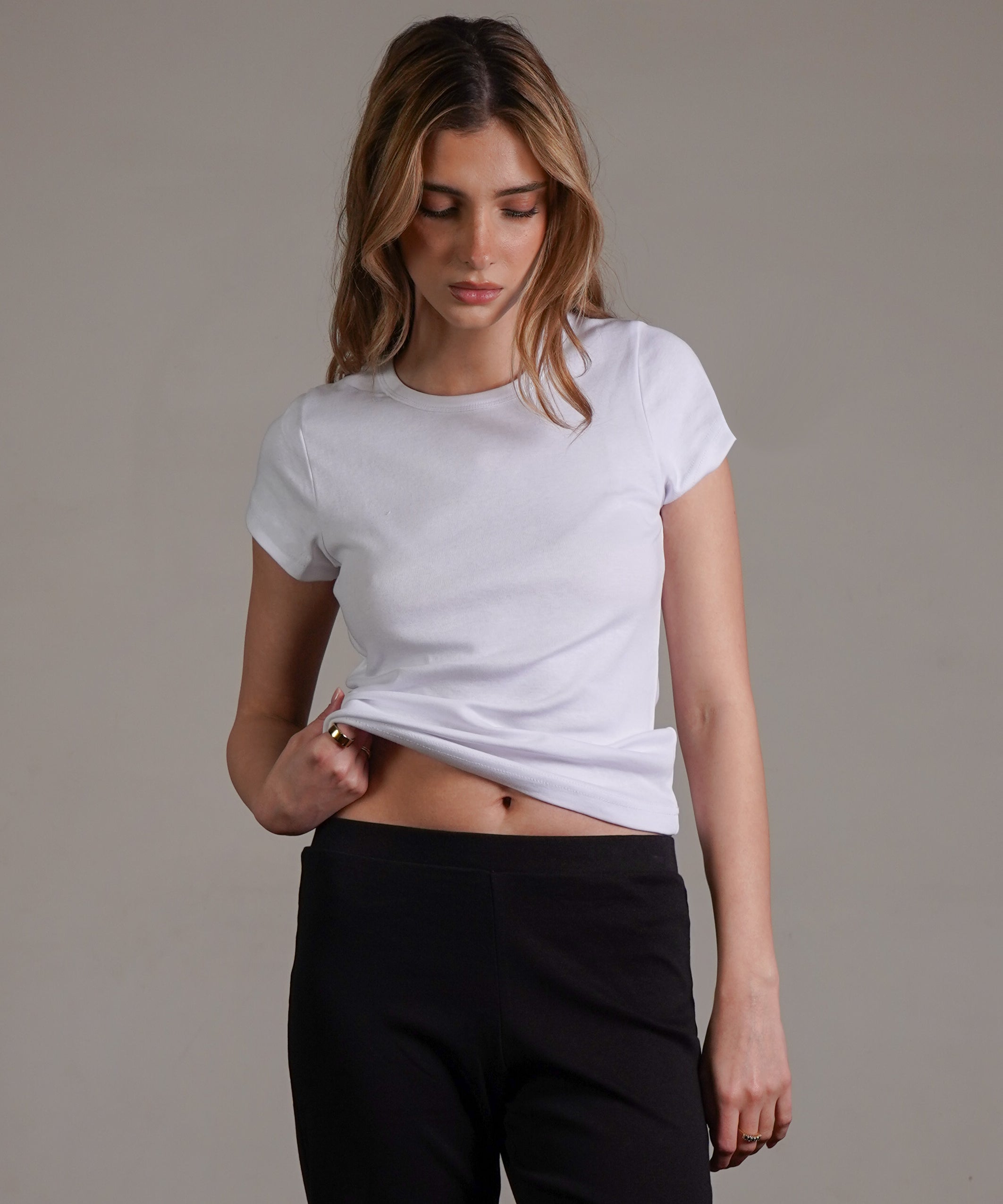 חולצת בייסיק טי 100% כותנה