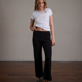 מכנס יוגה קרופ 100% כותנה