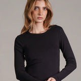 חולצת בייסיק ארוכה 100% כותנה