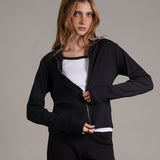 קרדיגן רוכסן 100% כותנה