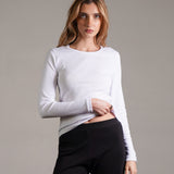 חולצת בייסיק ארוכה 100% כותנה