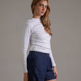 חולצה עם כיווצים 100% כותנה