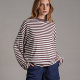 חולצת פסים שרוול ארוך 100% כותנה