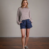 חולצת פסים שרוול ארוך 100% כותנה