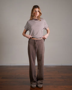 מכנס מבד רוגבי 100% כותנה