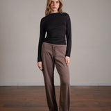 מכנס מבד רוגבי 100% כותנה