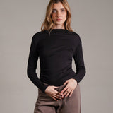 חולצה עם כיווצים 100% כותנה