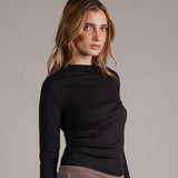 חולצה עם כיווצים 100% כותנה