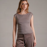 גופיה אוף שולדר 100% כותנה