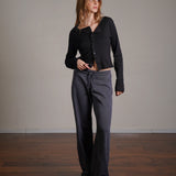 מכנס מבד רוגבי 100% כותנה