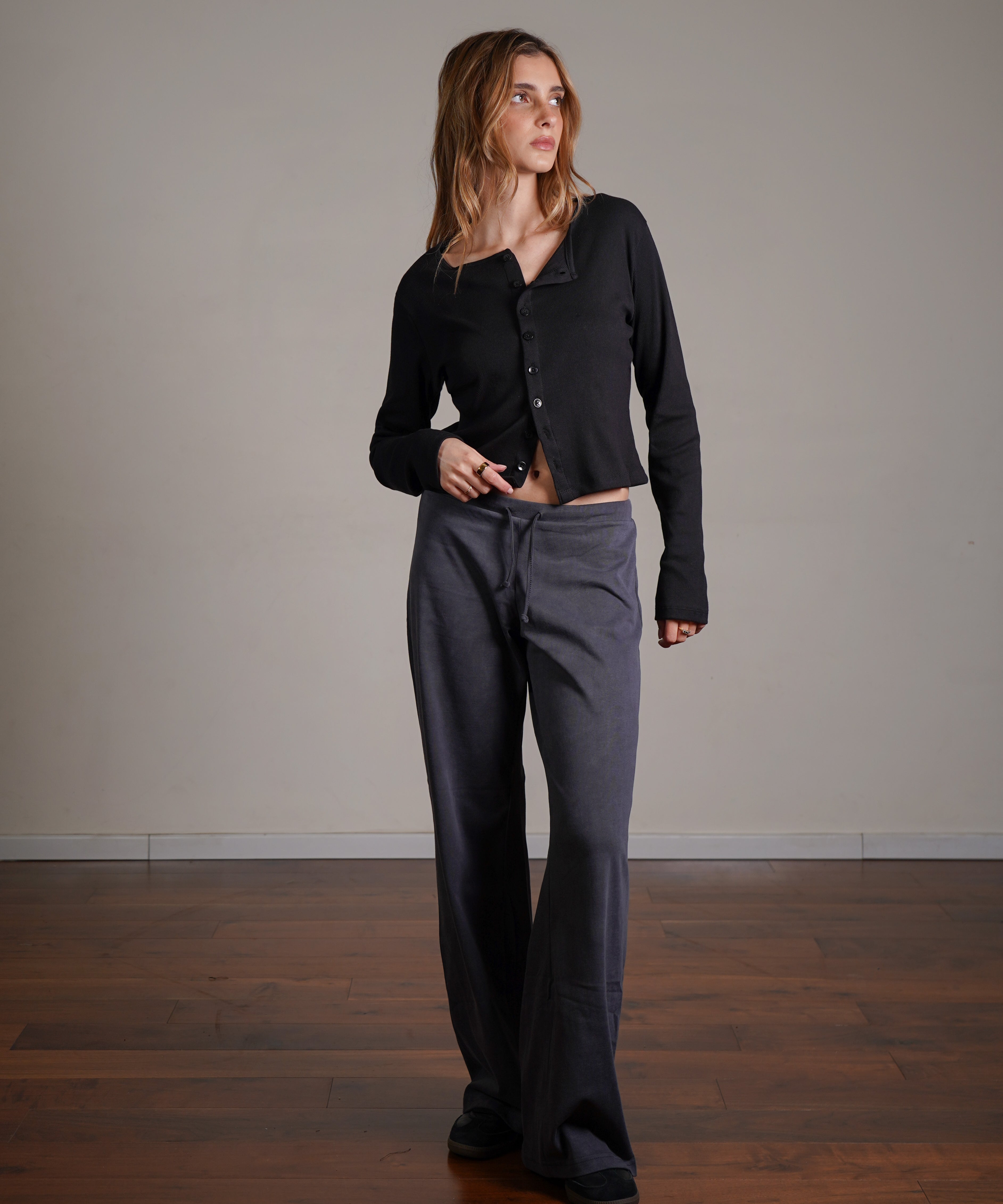 מכנס מבד רוגבי 100% כותנה