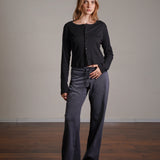 מכנס מבד רוגבי 100% כותנה