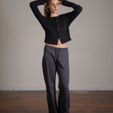 מכנס מבד רוגבי 100% כותנה