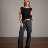 מכנס מבד רוגבי 100% כותנה