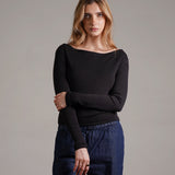 חולצת אוף שולדר שרוול ארוך 100% כותנה