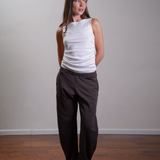 Gathered Tank 100% Cotton
