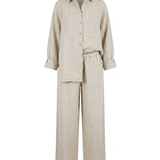 Button Shirt + Pants 100% Linen