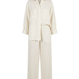 Button Shirt + Pants 100% Linen