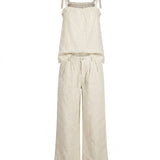 Sedona Top + Pleated Trousers 100% Linen