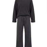 Oversized Off Shoulder Rugby Top + Pants