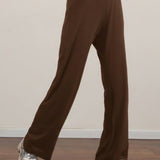 מכנס יוגה בד ריב 100% כותנה