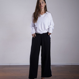 Oversized Jersey V-neck Long Sleeve 100% Cotton